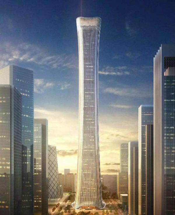 科技刷新高度:立邦参建528米首都第一高楼中信大厦中国尊