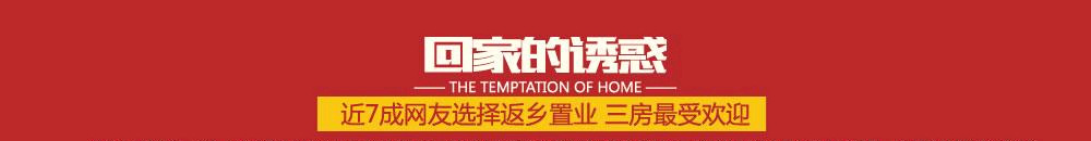 回家的诱惑:近7成网友选择返乡置业 三房最受欢迎