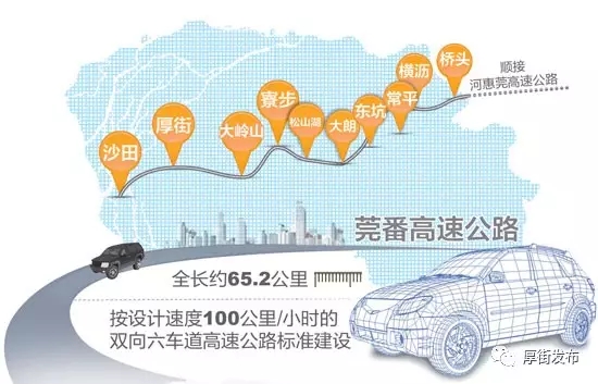 番莞高速8月底动工 东部镇区前往广州南部又多新选择
