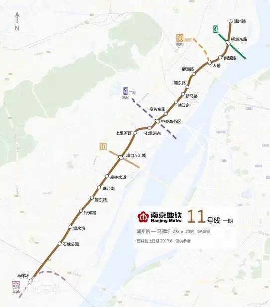 南京桥北新增3条地铁最新开工时间曝光!周边两