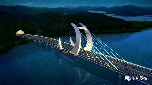 玉环:漩门湾大桥及接线工程开工建设