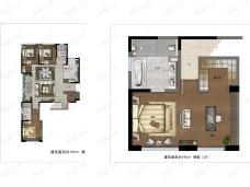 东原印长江4室2厅3卫户型图