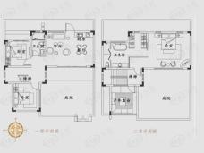 锦和云水江南3室2厅2卫户型图