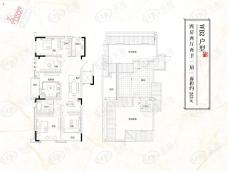 金鼎湾状元府4室2厅2卫户型图