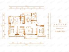 建业·世和府4室2厅2卫户型图