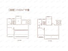 科技城金茂府（备案名：合著花园）3室2厅3卫户型图