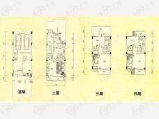 桂丹颐景园5室3厅6卫户型图