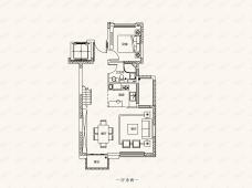 路劲燕江澜3室2厅2卫户型图