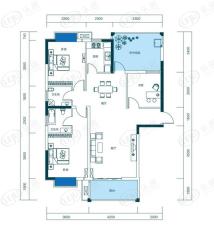 融源及第3室2厅2卫户型图