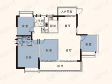 珠江壹城·国际城4室2厅2卫户型图