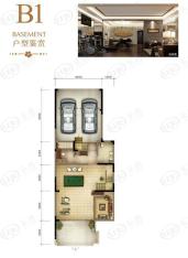 天地香格里庄园1室1厅1卫户型图