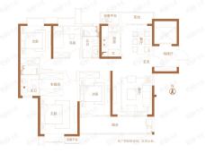 新力东园4室2厅2卫户型图