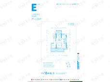 保利崖州湾E2型户型图