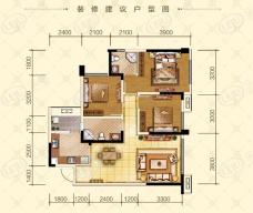 宜宾天悦府3室2厅2卫户型图