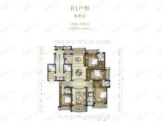 雅居乐富春山居4室3厅4卫户型图