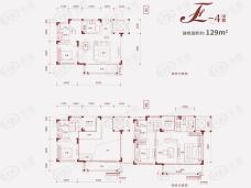 龙湖春江郦城4室2厅3卫户型图