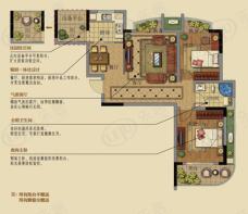 楚天都市佳园2室2厅1卫户型图