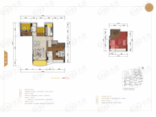 中冶逸璟公馆4室2厅3卫户型图