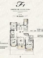 中交阳光屿岸3室2厅2卫户型图