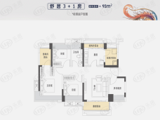 泰丰凤凰源3室2厅1卫户型图