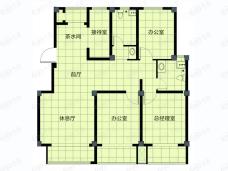 恒通国际4室2厅2卫户型图