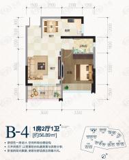 丰门盛世2#B-4户型图