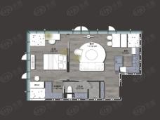 融侨滨江城∣星域1室2厅1卫户型图