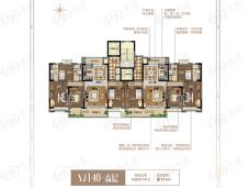 舞阳碧桂园4室2厅2卫户型图