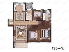 电建中储·泛悦城市广场3室2厅2卫户型图