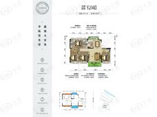 碧桂园·盛棠4室2厅2卫户型图