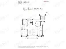 万科运河湾　4室2厅2卫户型图