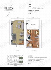 侨建·HI CITY4室2厅2卫户型图