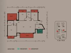 荣和邕江华府4室2厅2卫户型图