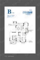 合生国际城4室2厅3卫户型图