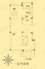 东海闲湖城5室2厅4卫户型图