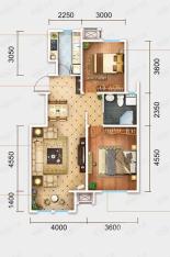 中国铁建国际城三期洋房D1户型户型图