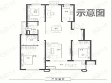 中海·九樾4室2厅2卫户型图