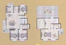 上海春城三期房型: 复式;  面积段: 168 －168 平方米;户型图