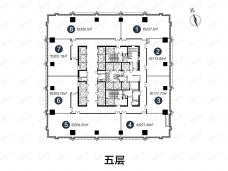 泛海时代中心1室1厅1卫户型图