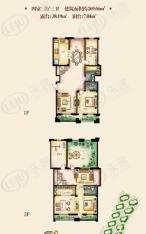 东林伴山名郡4室3厅3卫户型图