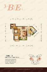 重庆恒大中渝广场-嘉州城T7恒大嘉州城3号楼户型户型图