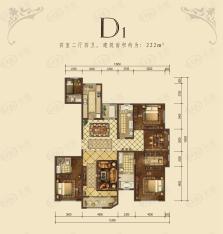 远洋海悦公馆4室2厅4卫户型图