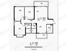 文星佳苑3室2厅2卫户型图