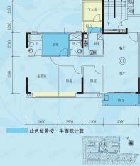 凯蓝名都5室2厅2卫户型图