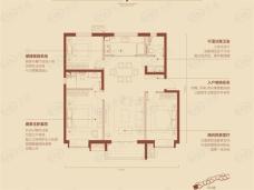 中国铁建万科翡翠国际3室2厅2卫户型图