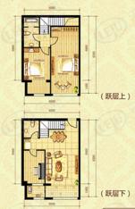 新澳城3室2厅2卫户型图