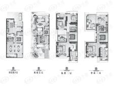 中海紫御别墅5室3厅4卫户型图