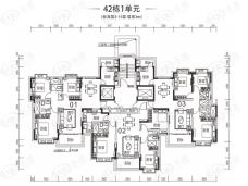 恒大雅苑3室2厅2卫户型图