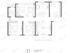 融创城开中原宸院4室2厅2卫户型图