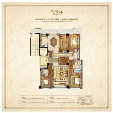 绿城黄浦湾4室2厅3卫户型图